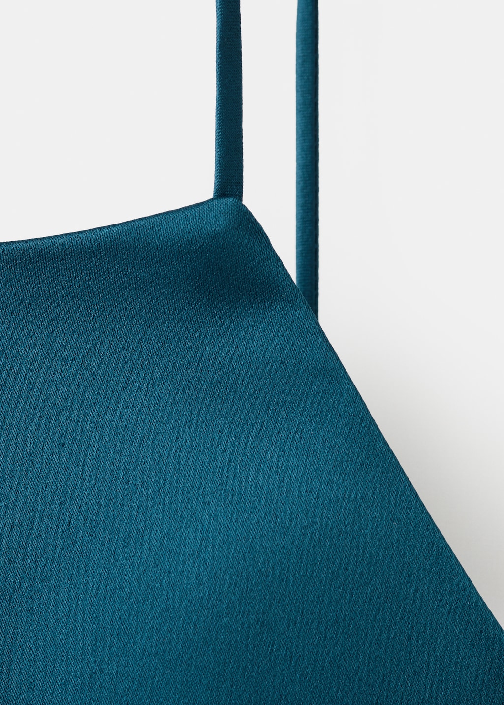 Satin halter-neck top