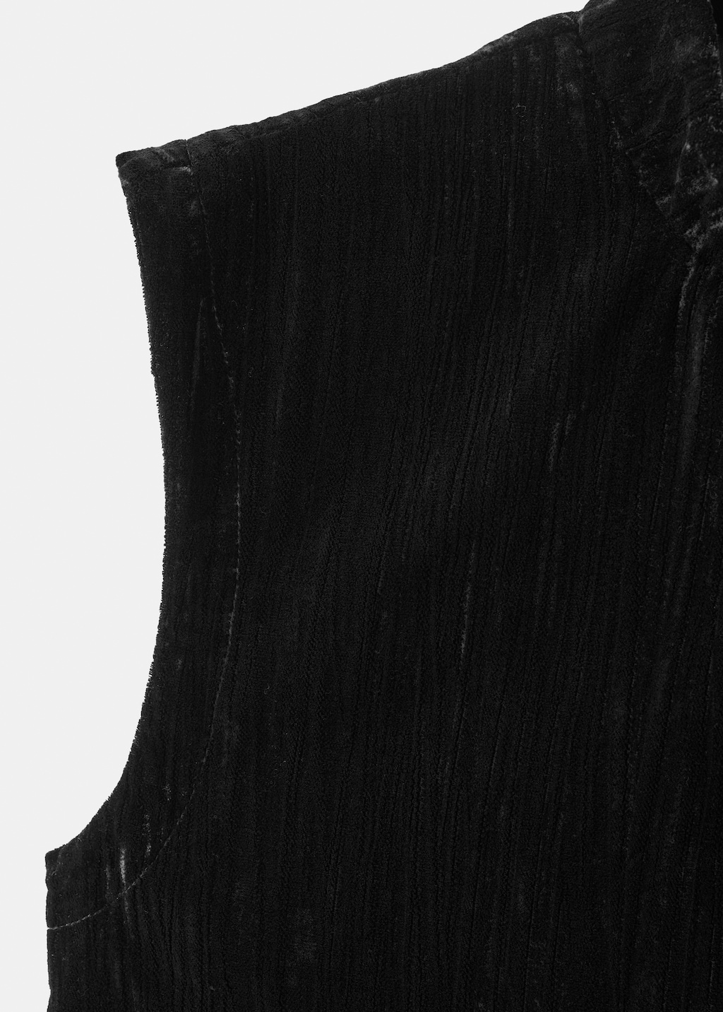 Velvet vest
