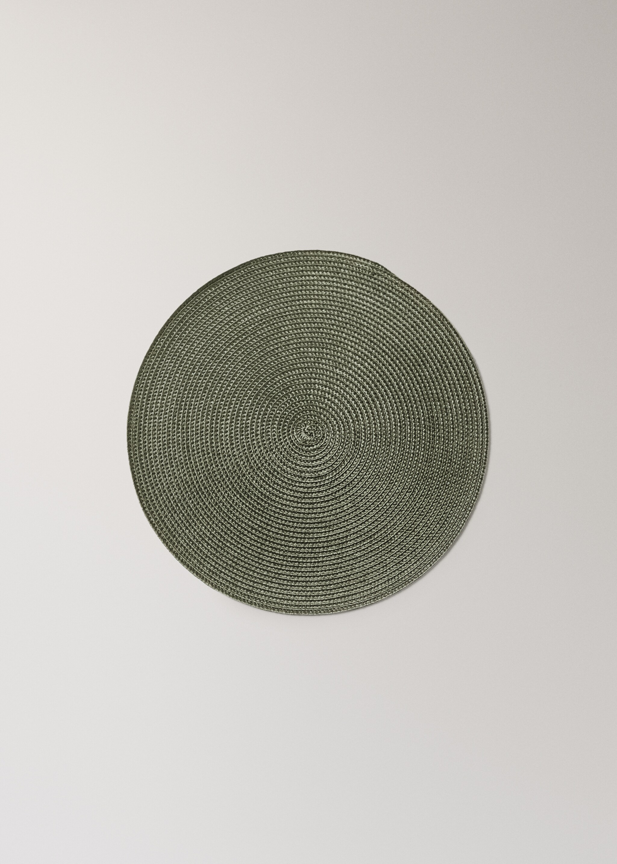Polypropylene placemats - Article without model, Green. Ref: 17027787-00.