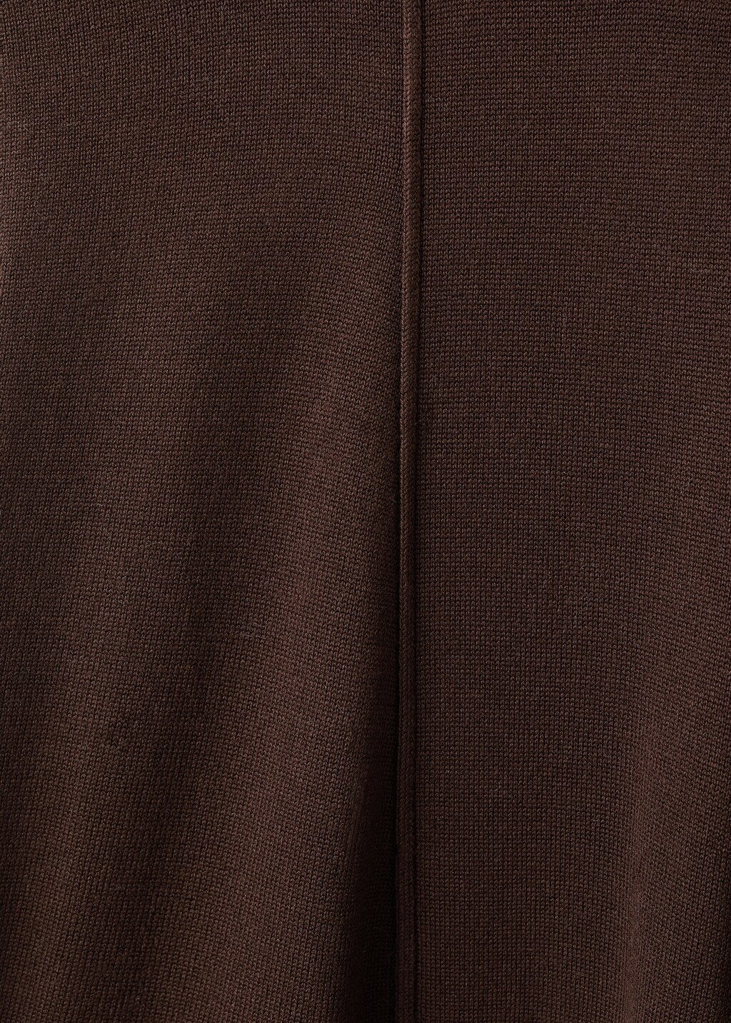 Knitted trousers with stitching detail