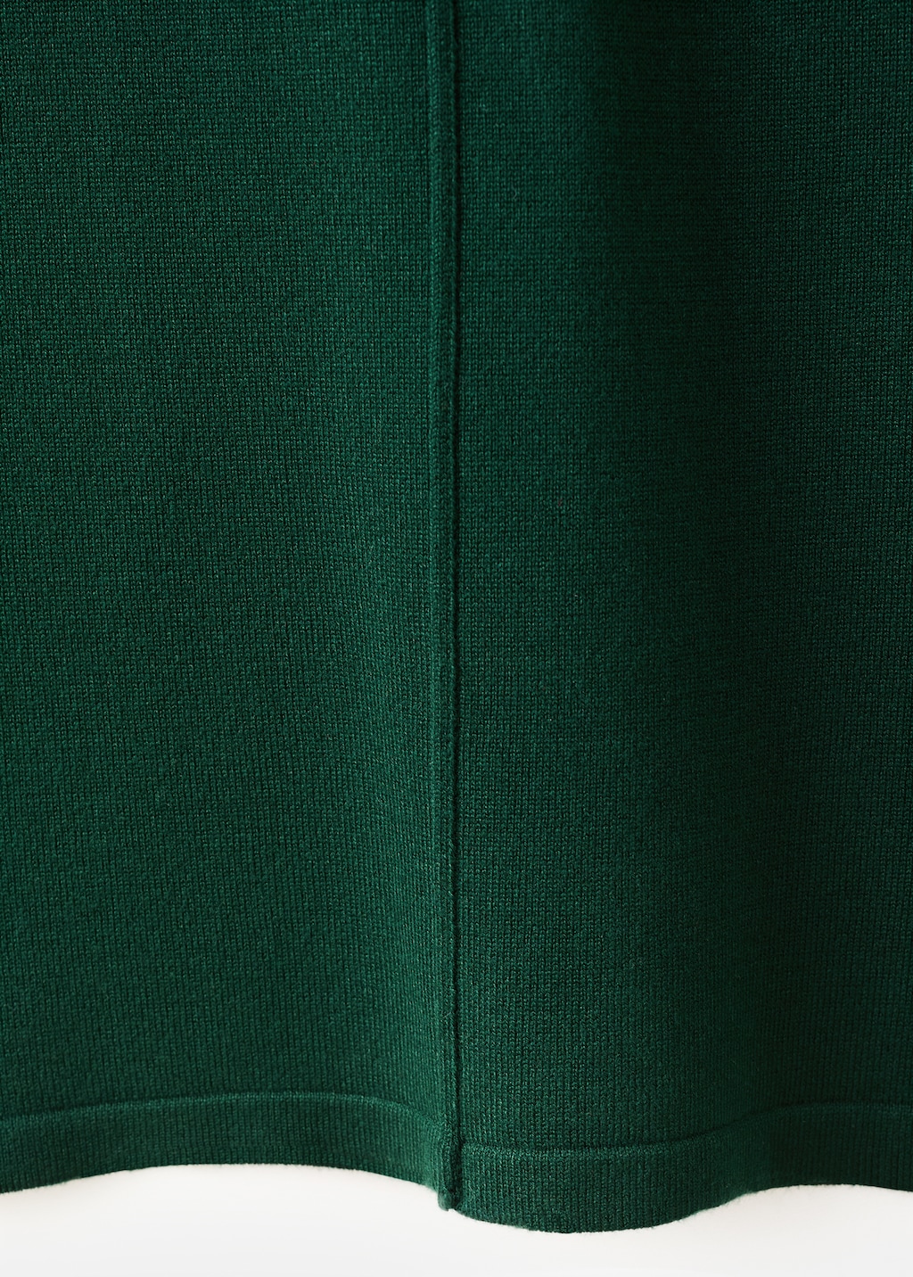 Knitted trousers with stitching detail