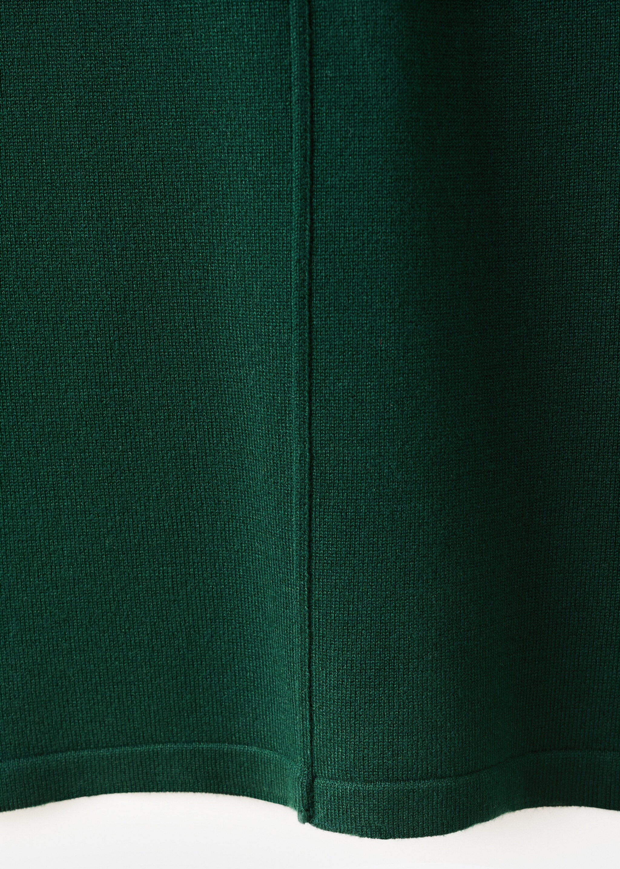 Pantalon en tricot avec coutures - Détail de l'article 0, Vert foncé. Ref: 17027792-00.