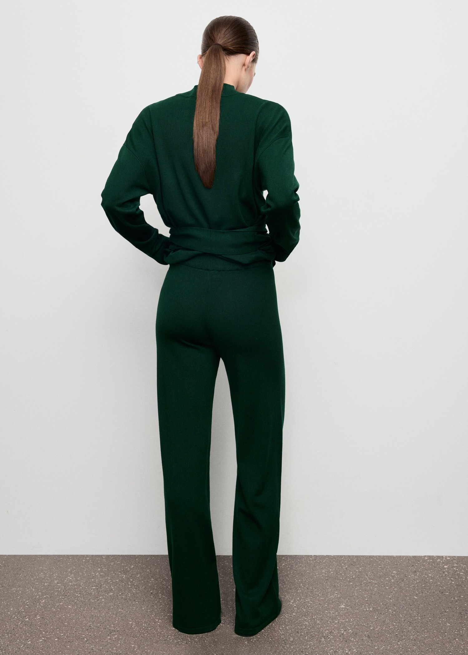 Pantalon maille à coutures - Verso de l’article