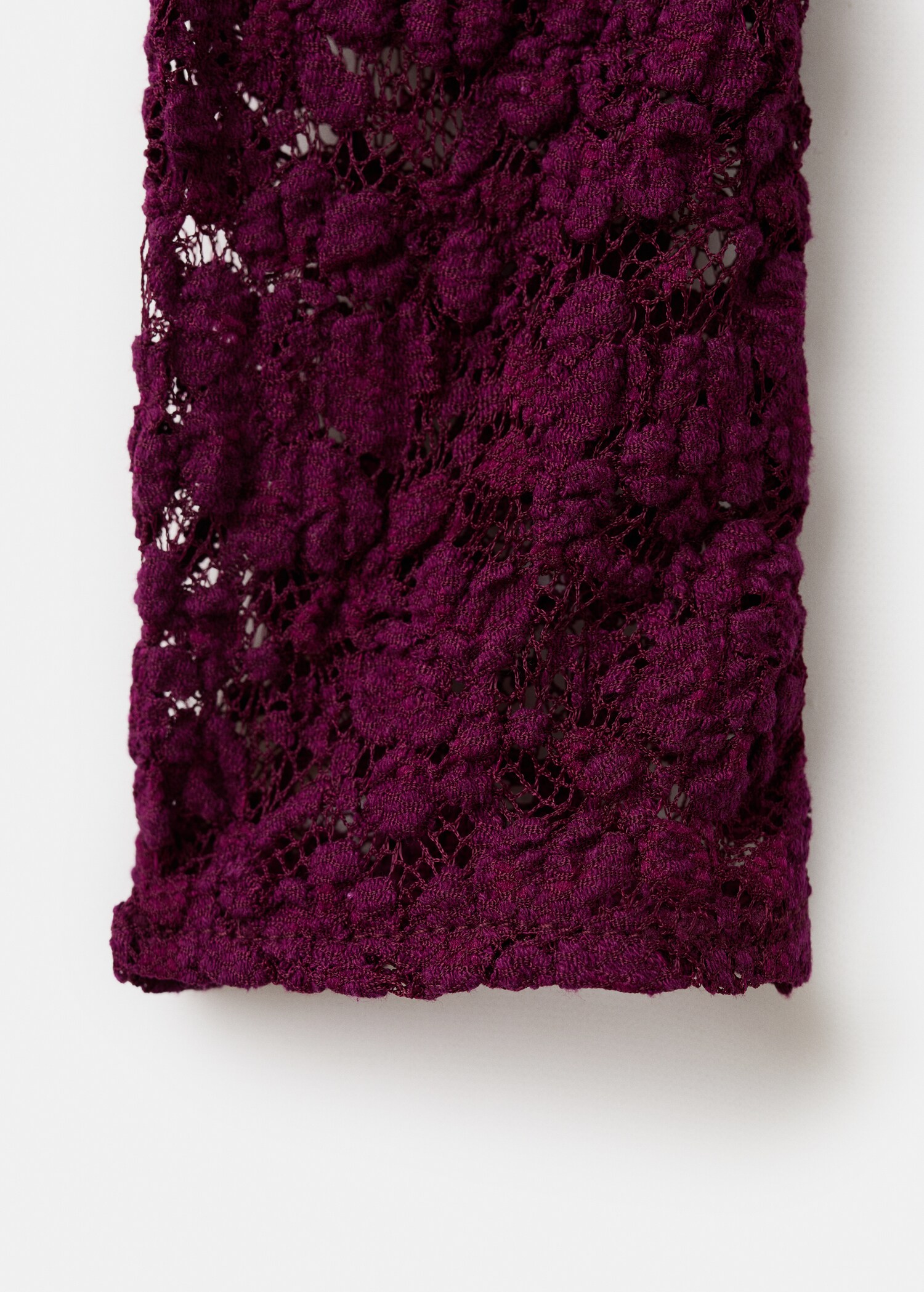 Lace top with Perkins collar - Details of the article 0