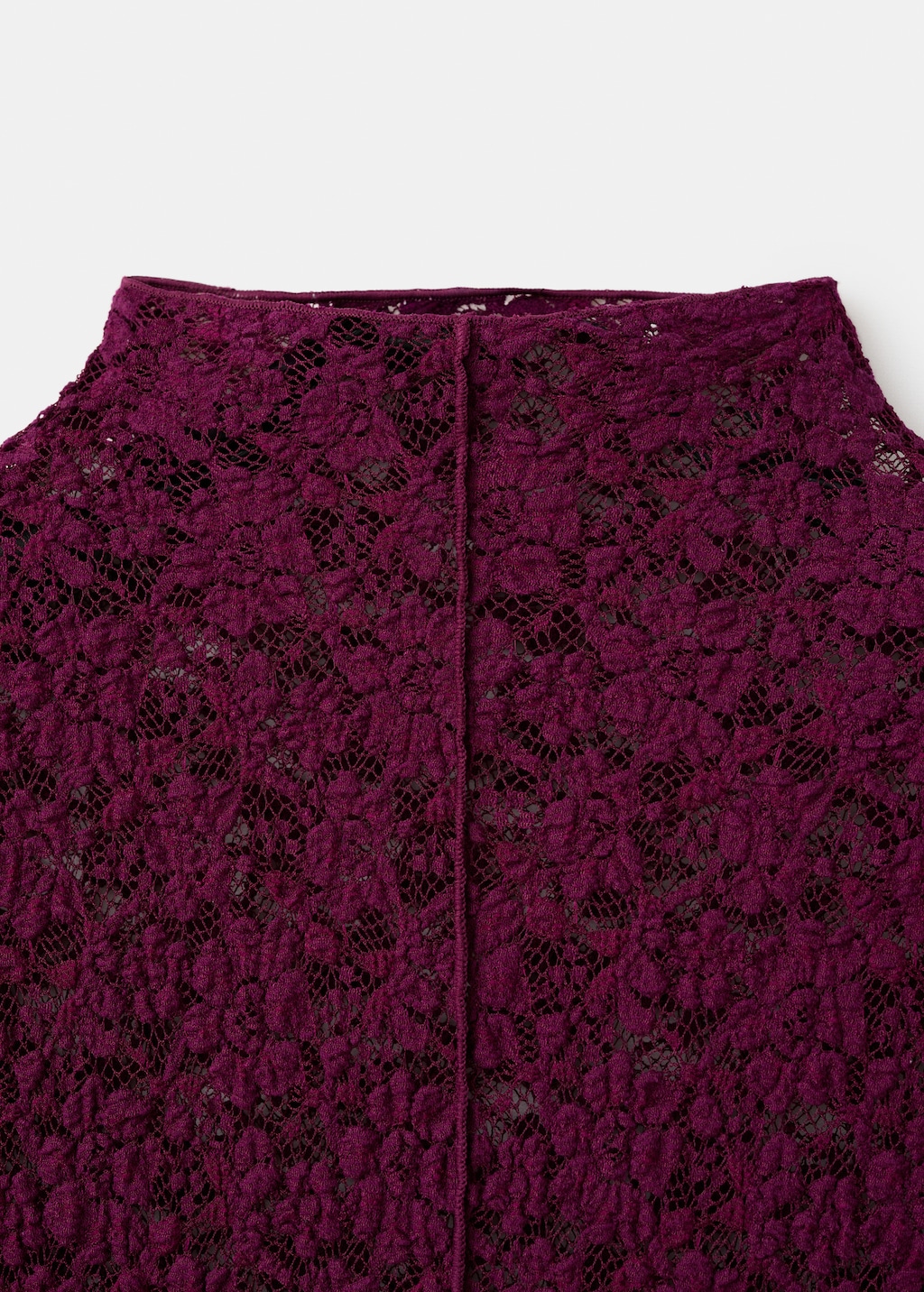 Mango Lace top with perkins collar thumbnail