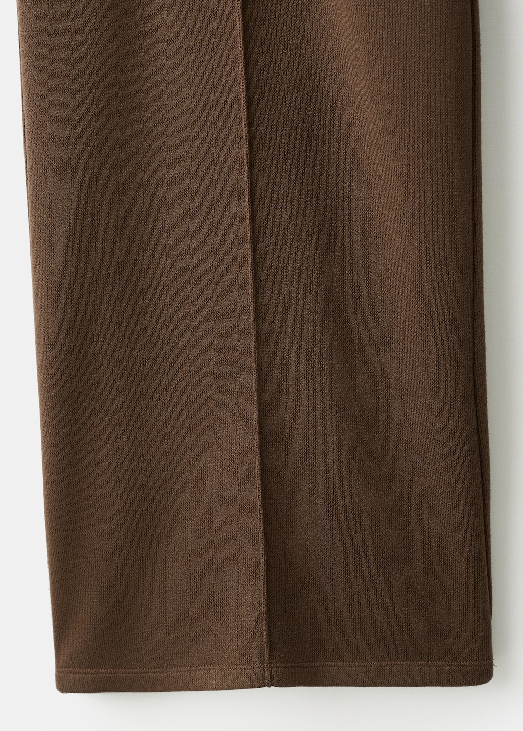 Seam-detail straight-fit pants