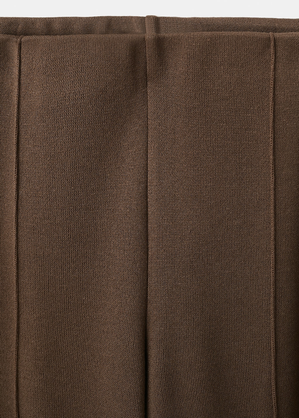 Seam-detail straight-fit pants