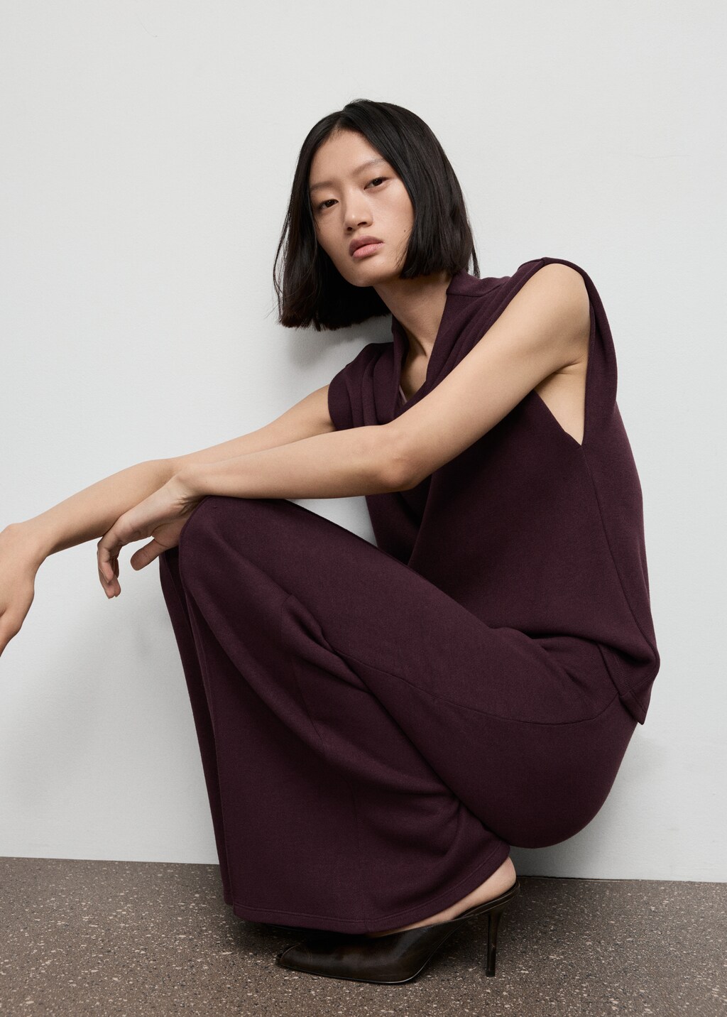 Seam-detail straight-fit pants - image 5