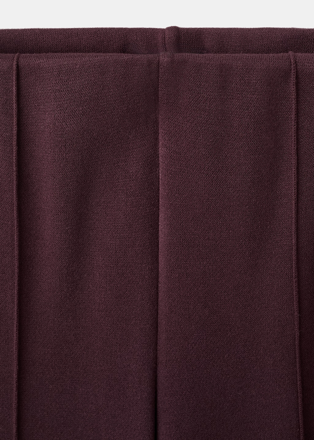 Seam-detail straight-fit pants