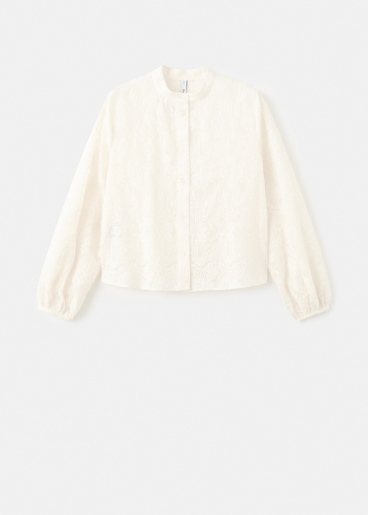 Embroidered lyocell blouse - Article without model