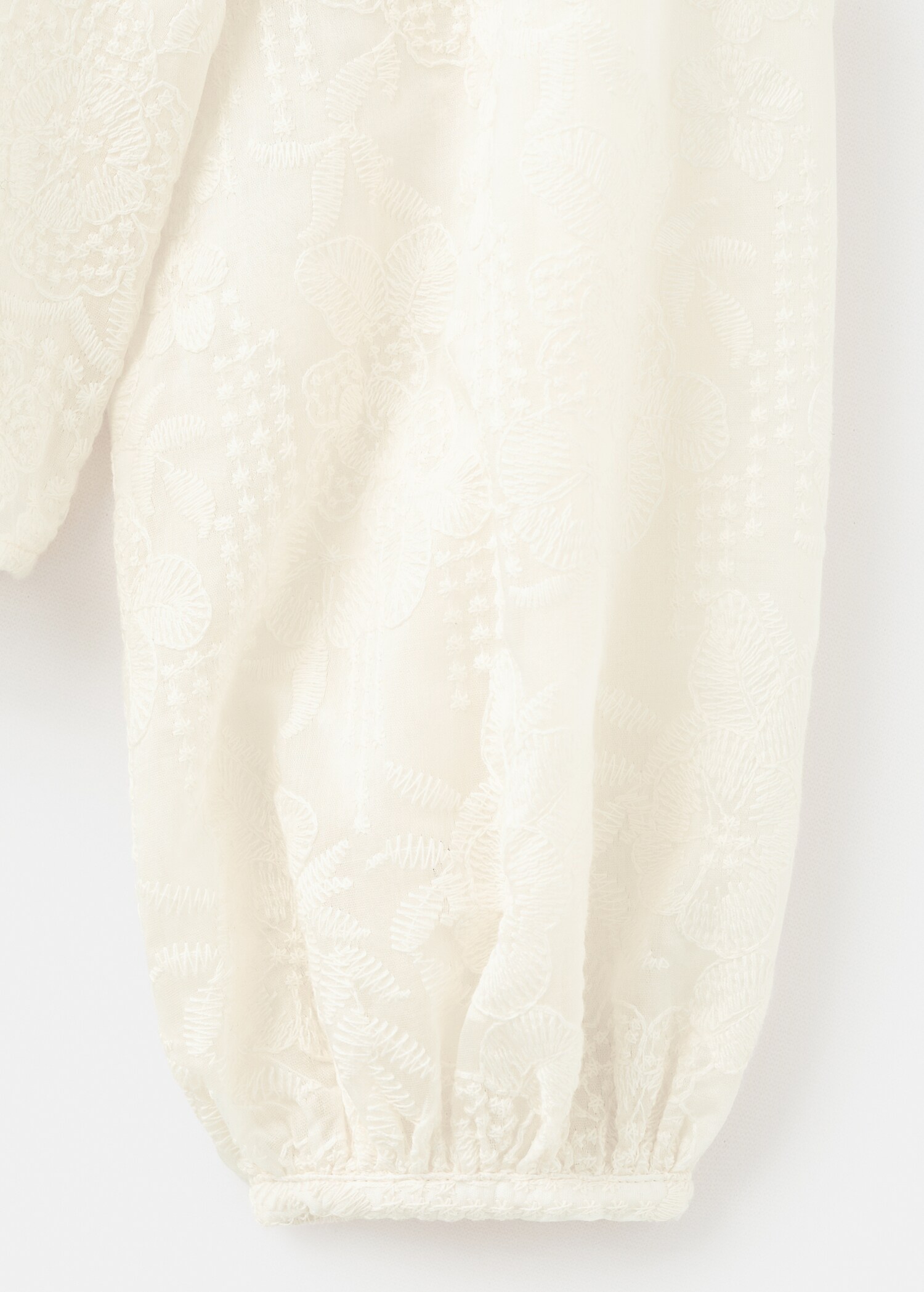 Embroidered lyocell blouse - Details of the article 0