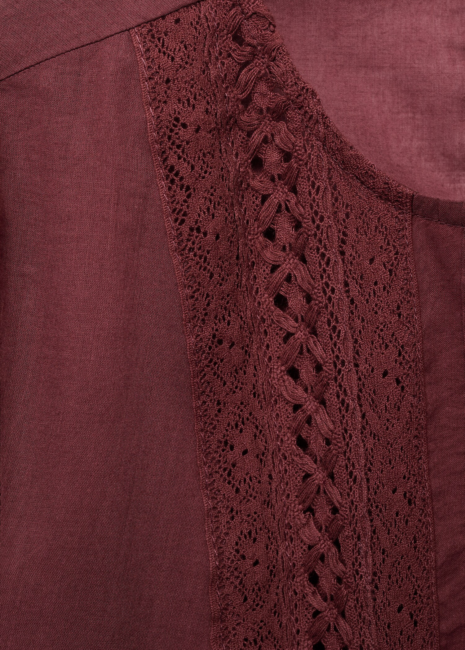 Embroidered puff-sleeve blouse - Details of the article 8