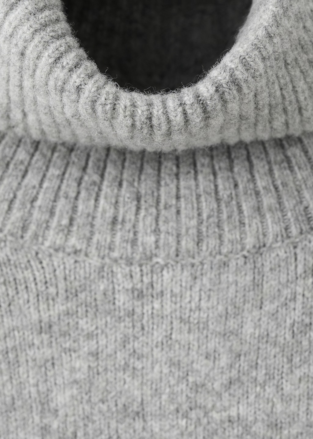 Mango Knitted turtleneck dress