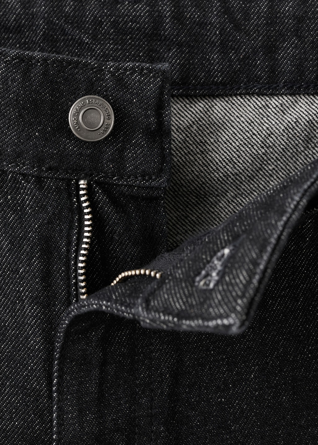 Flared rinse-wash jeans