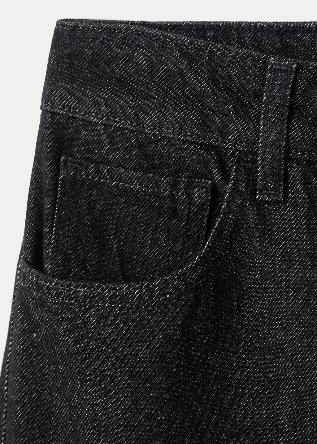 Flared rinse-wash jeans