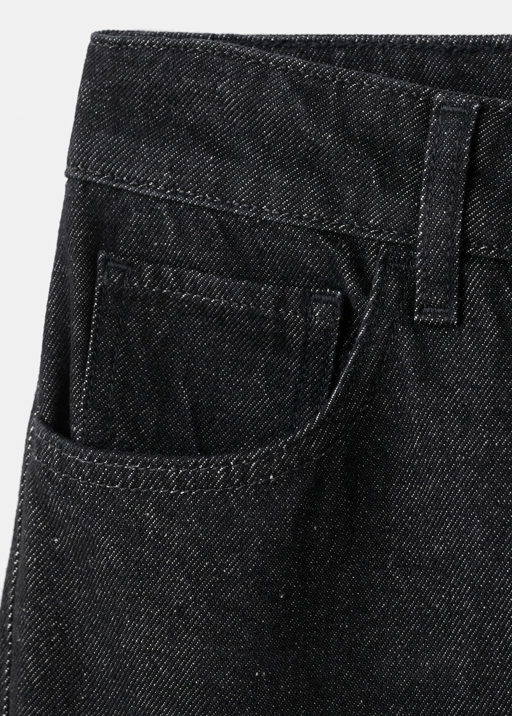 Flared rinse-wash jeans