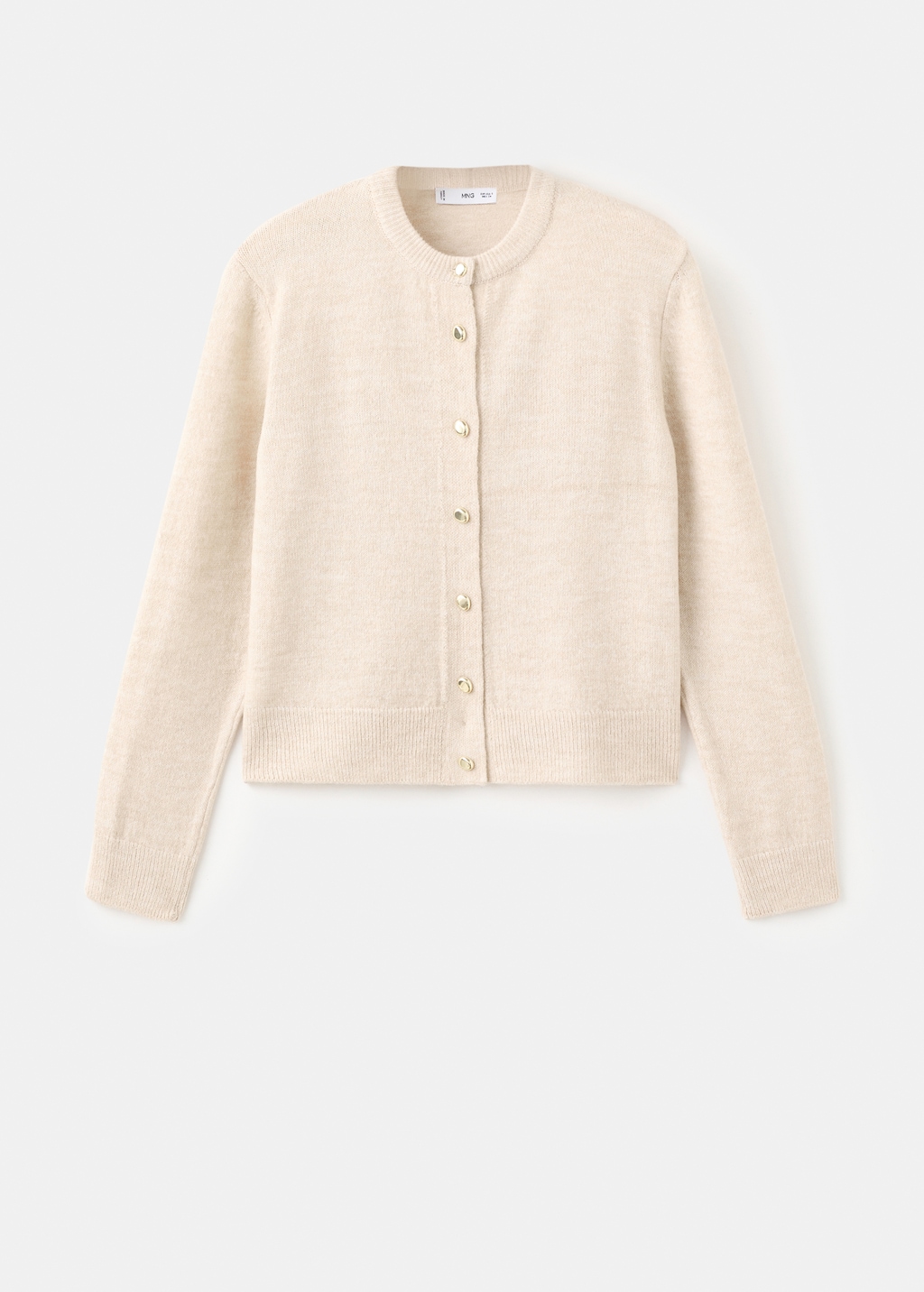 Knitted button cardigan