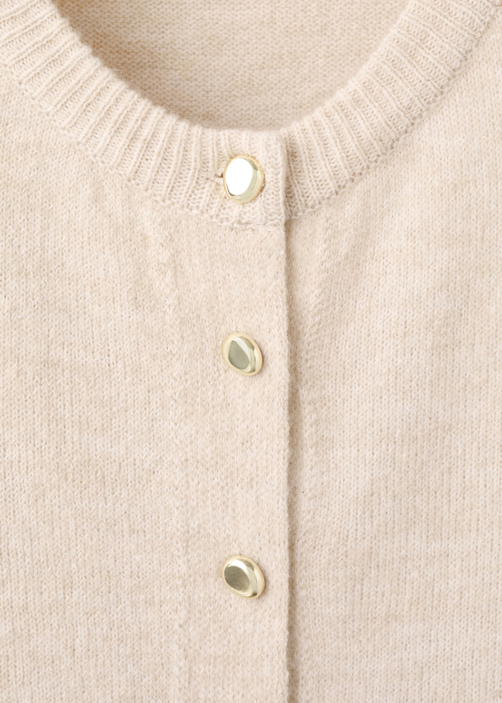 Knitted button cardigan