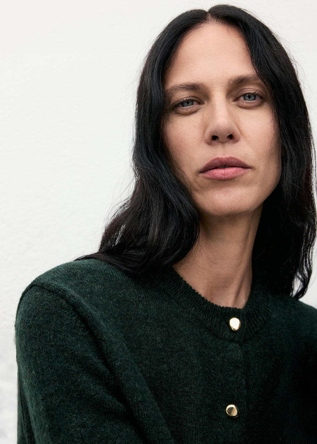 Mango Knitted button cardigan