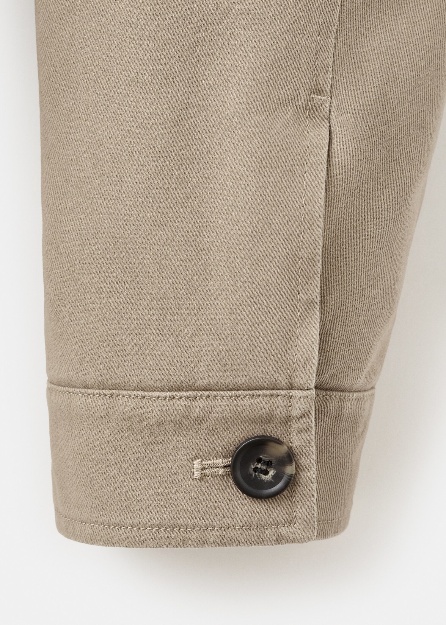 Quilted jacket with corduroy collar - Détail de l'article 0