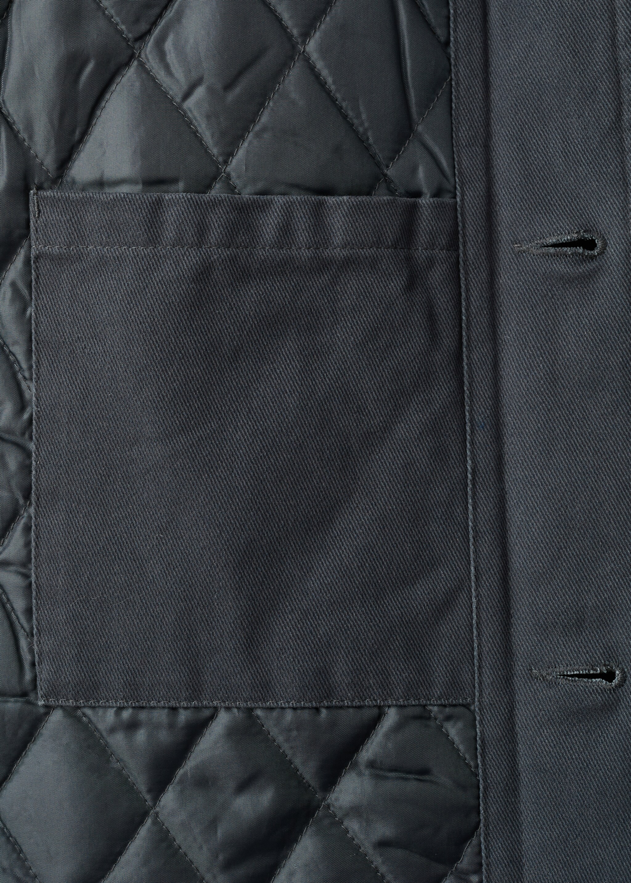 Chaqueta bolsillos cuello pana - Detalle del artículo 0, Gris antracita. Ref: 17027885-00.