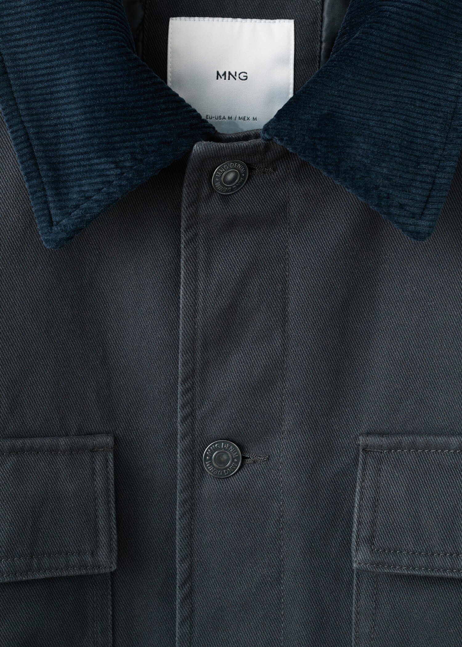Chaqueta bolsillos cuello pana - Detalle del artículo 8