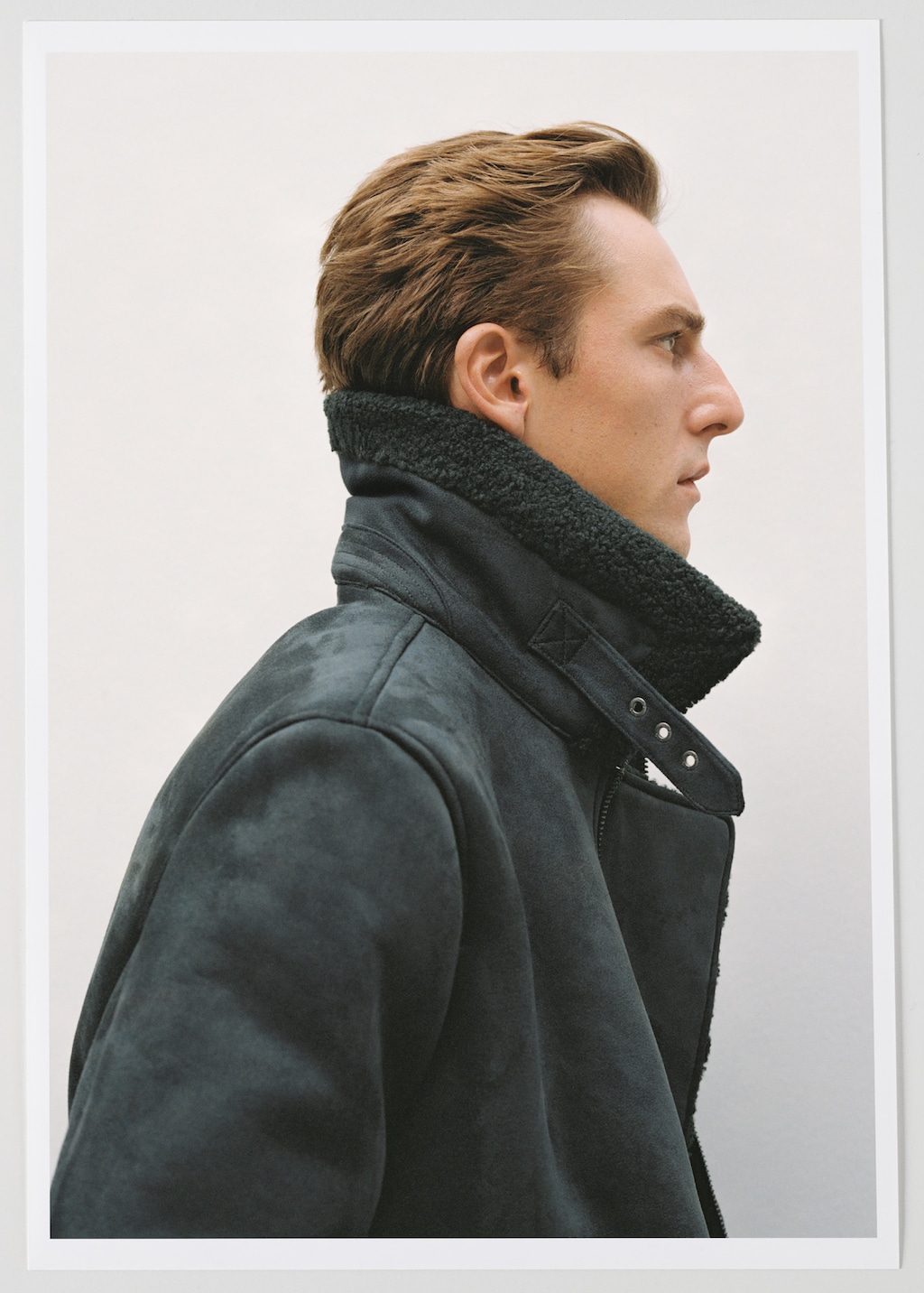 Double face jacket with fleece lining