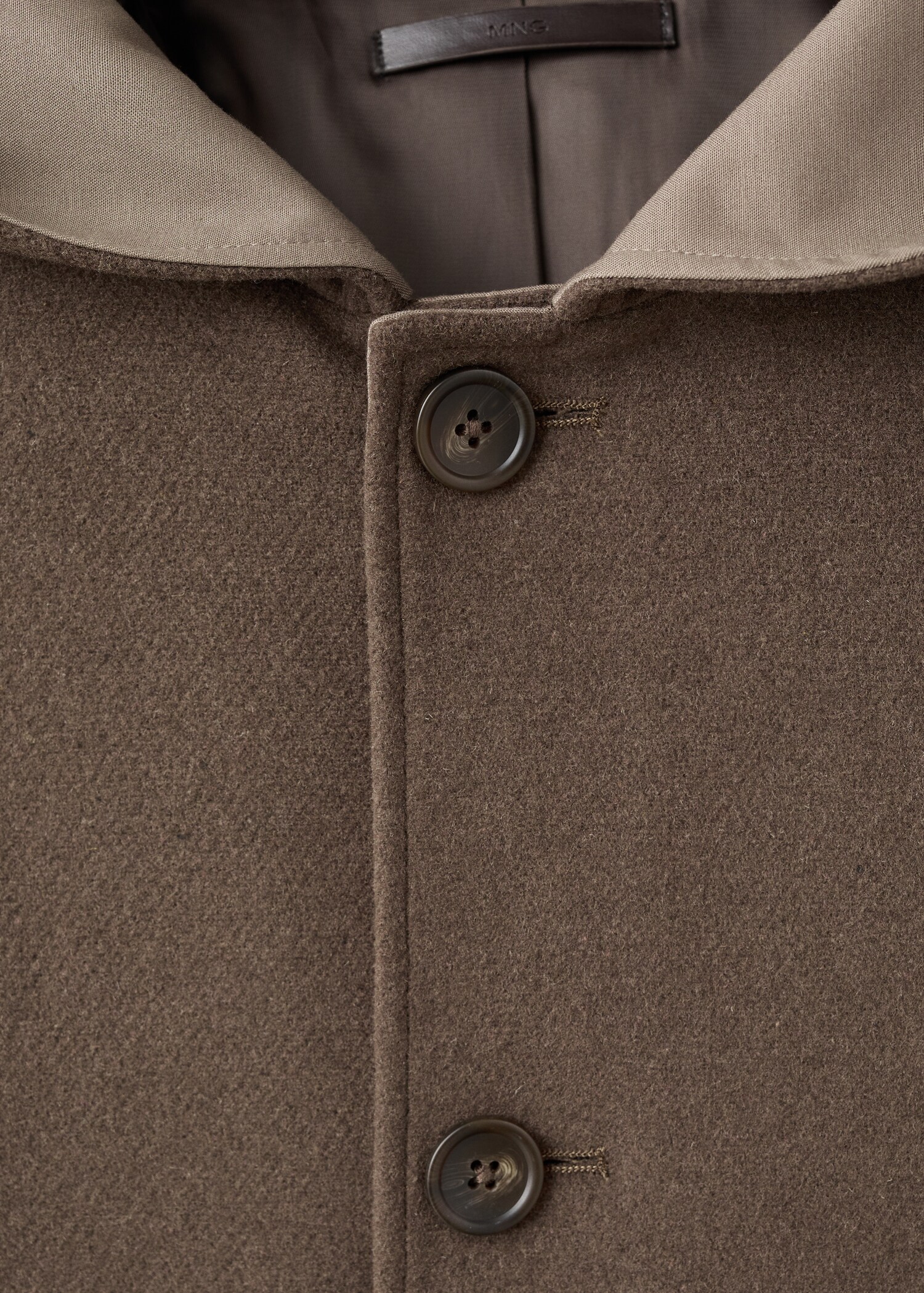 Hooded wool coat - Details of the article 8