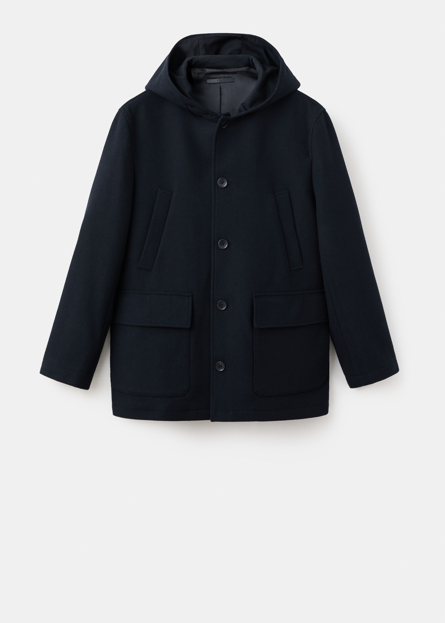 Hooded wool coat MANGO Norway