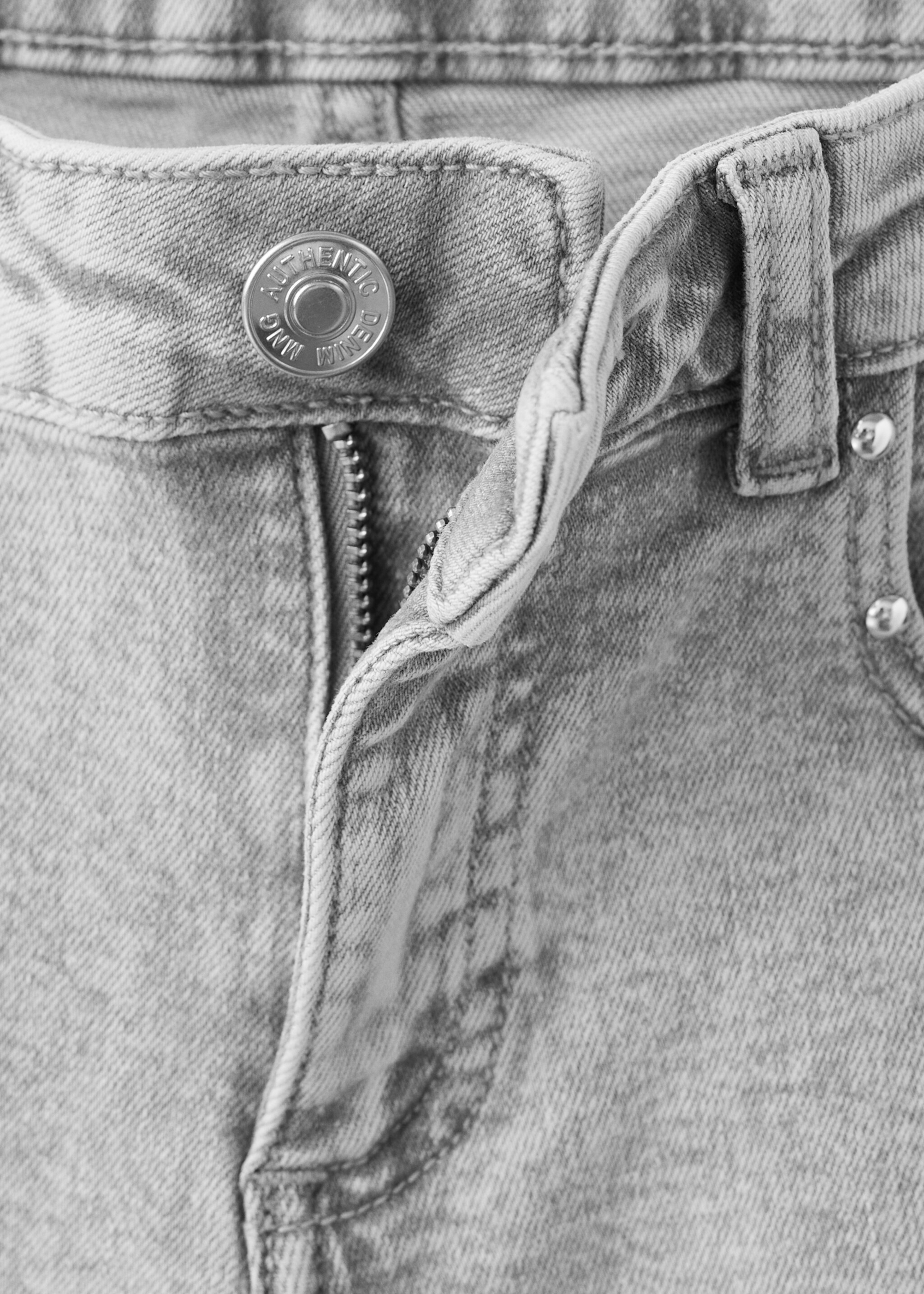 Jean wideleg clouté - Détail de l'article 0, Gris clair denim. Ref: 17027893-00.