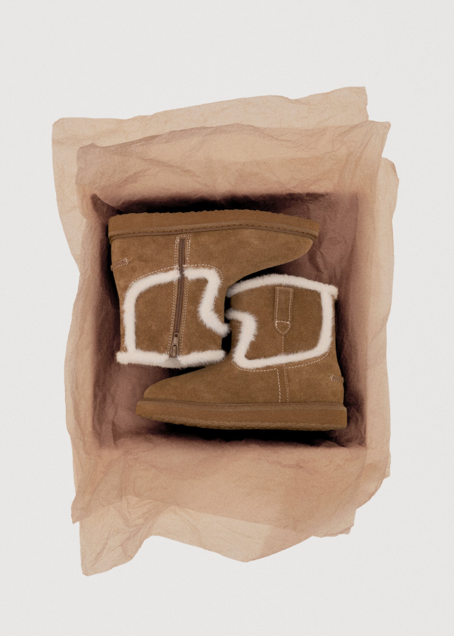 Bottines suède imitation fourrure - Détail de l'article 7