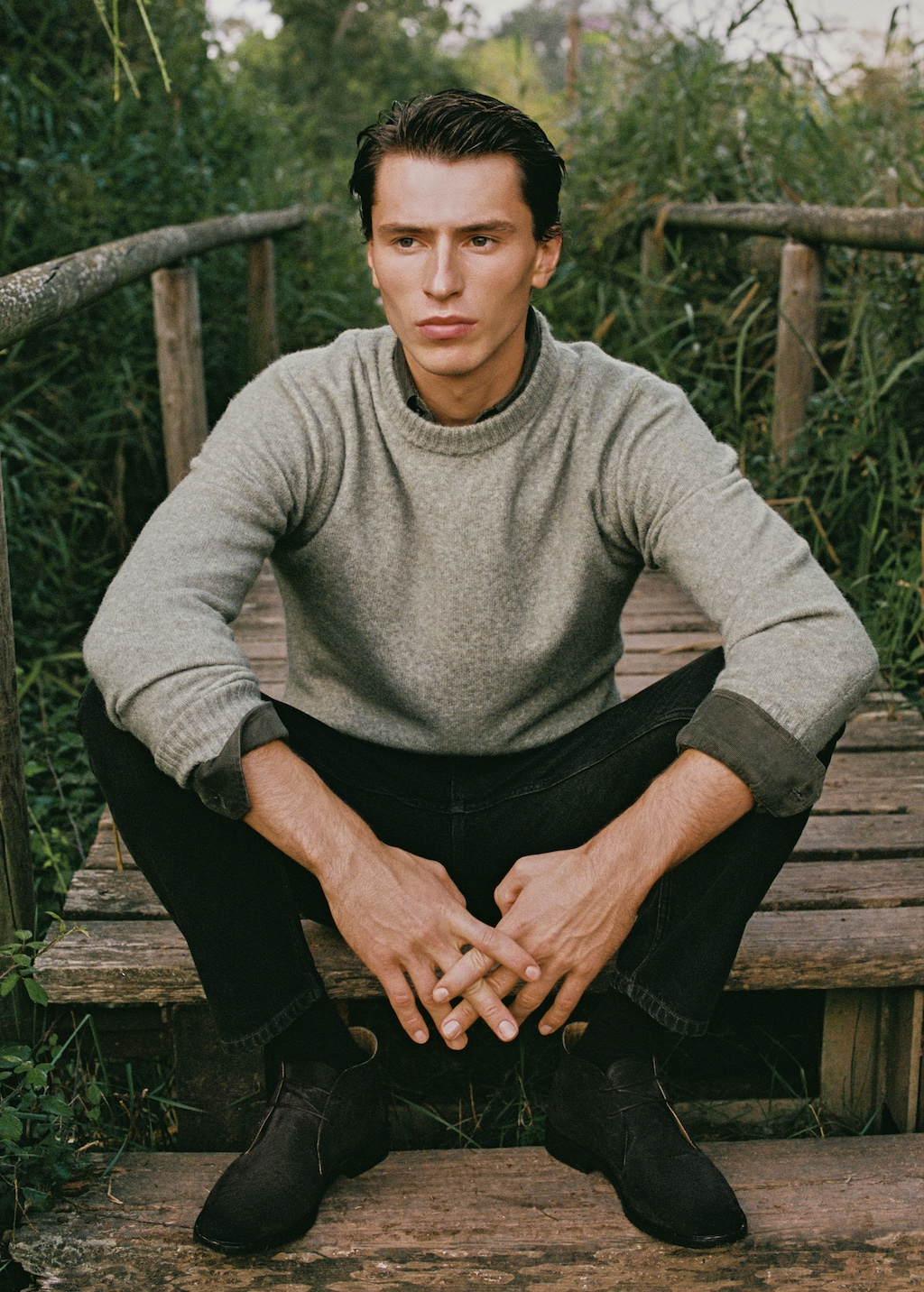 Wool and alpaca-blend sweater