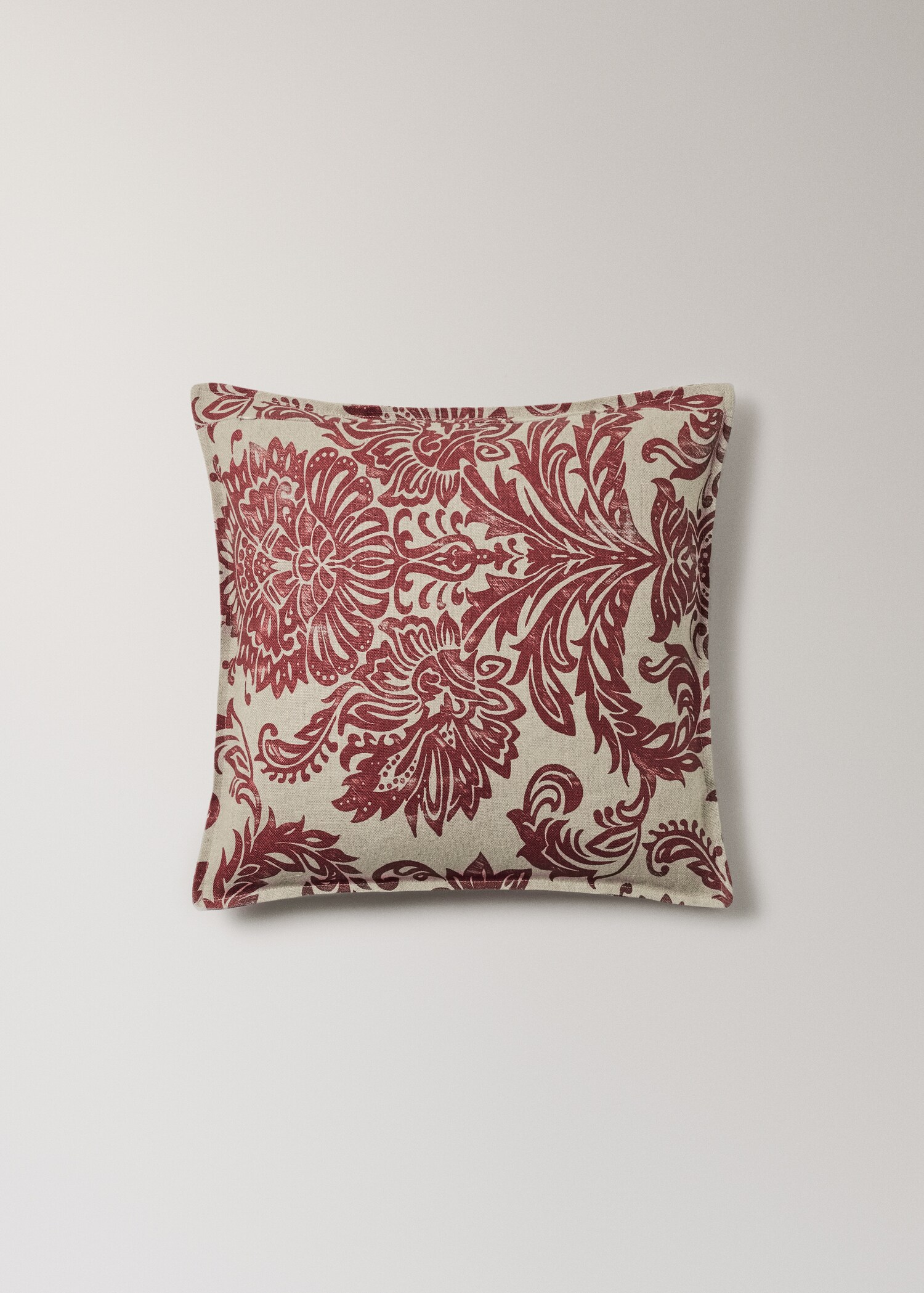 Husă de pernă din 100% in Vichy, cu bordură, 50x50 cm - Detaliu al articolului 1