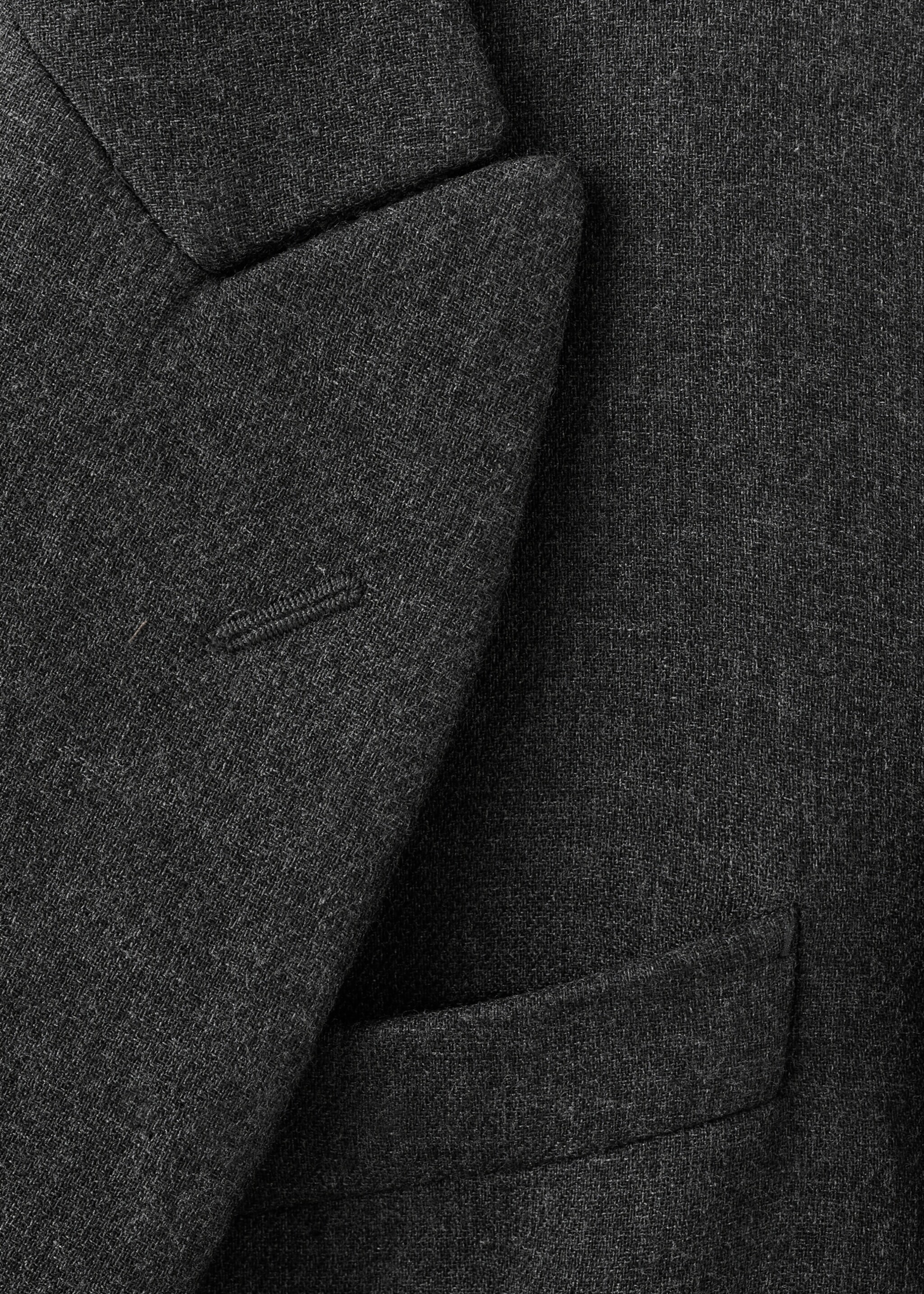 Abrigo largo botonadura cruzada - Detalle del artículo 8, Gris. Ref: 17027909-00.