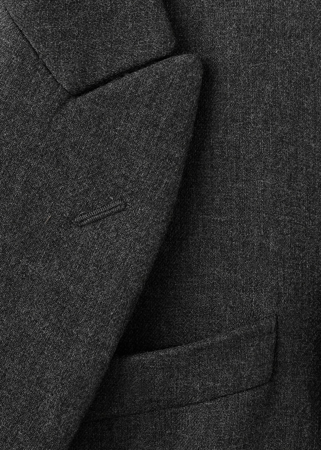 Long double-breasted coat