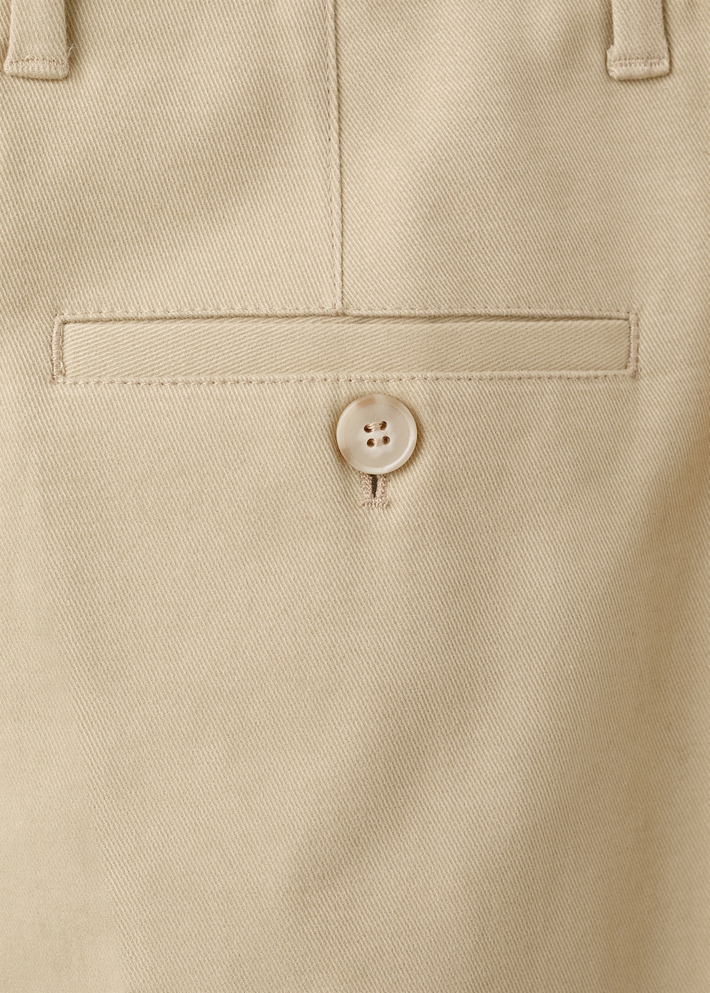 Straight-leg pleated denim trousers