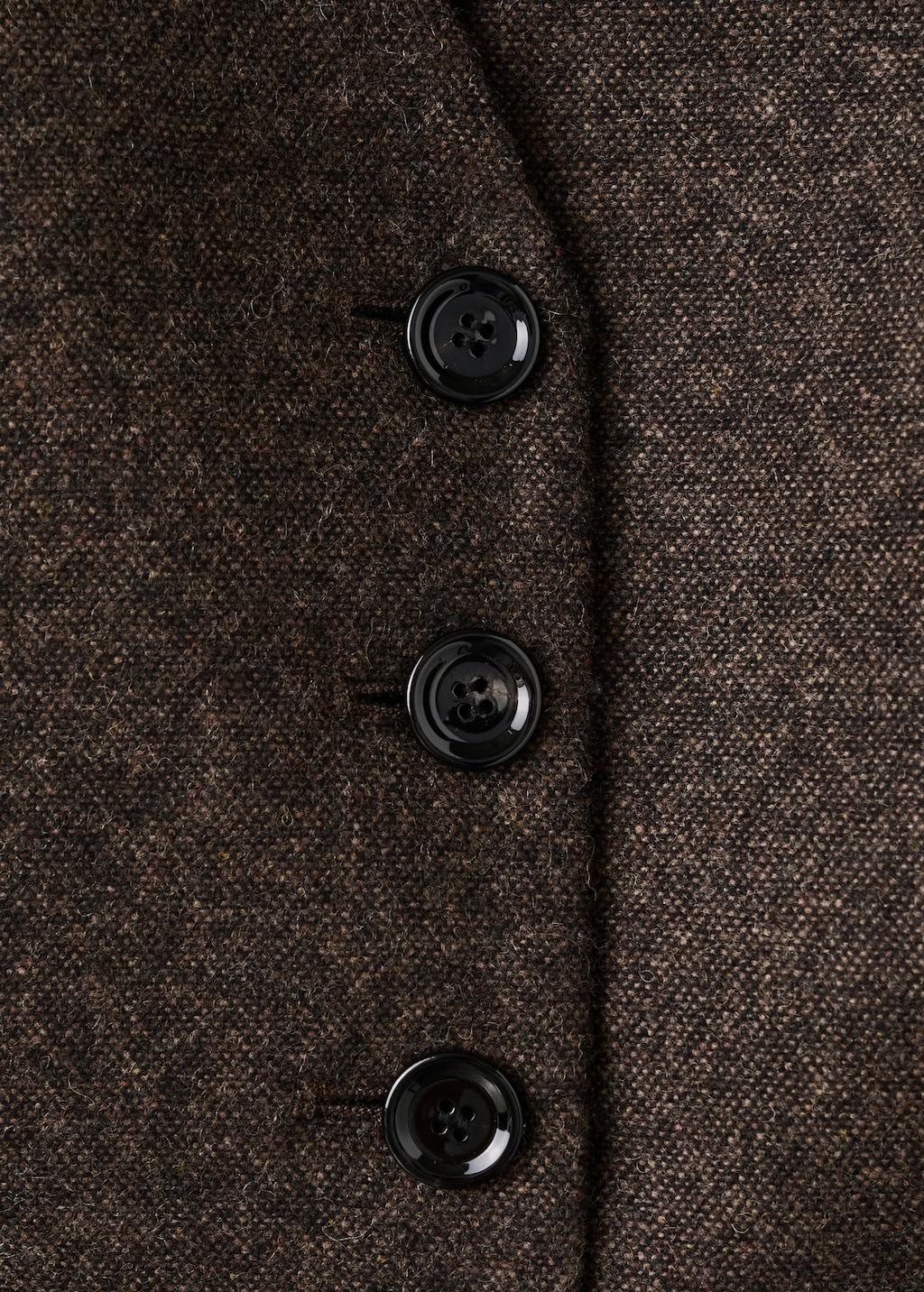 Speckled wool waistcoat