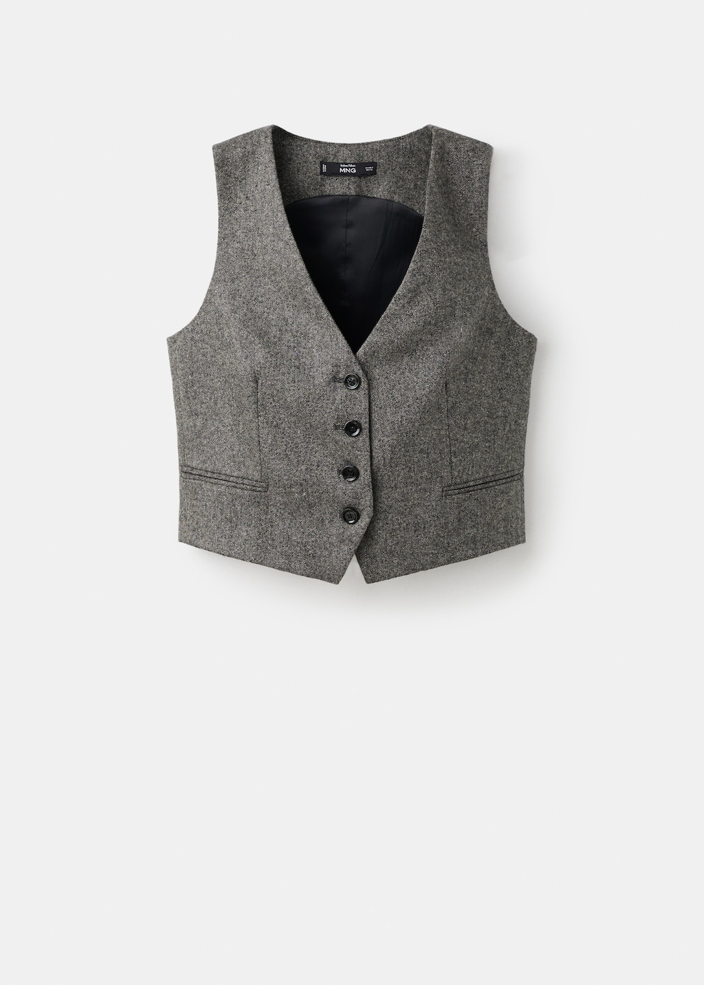 Speckled wool waistcoat - image 5