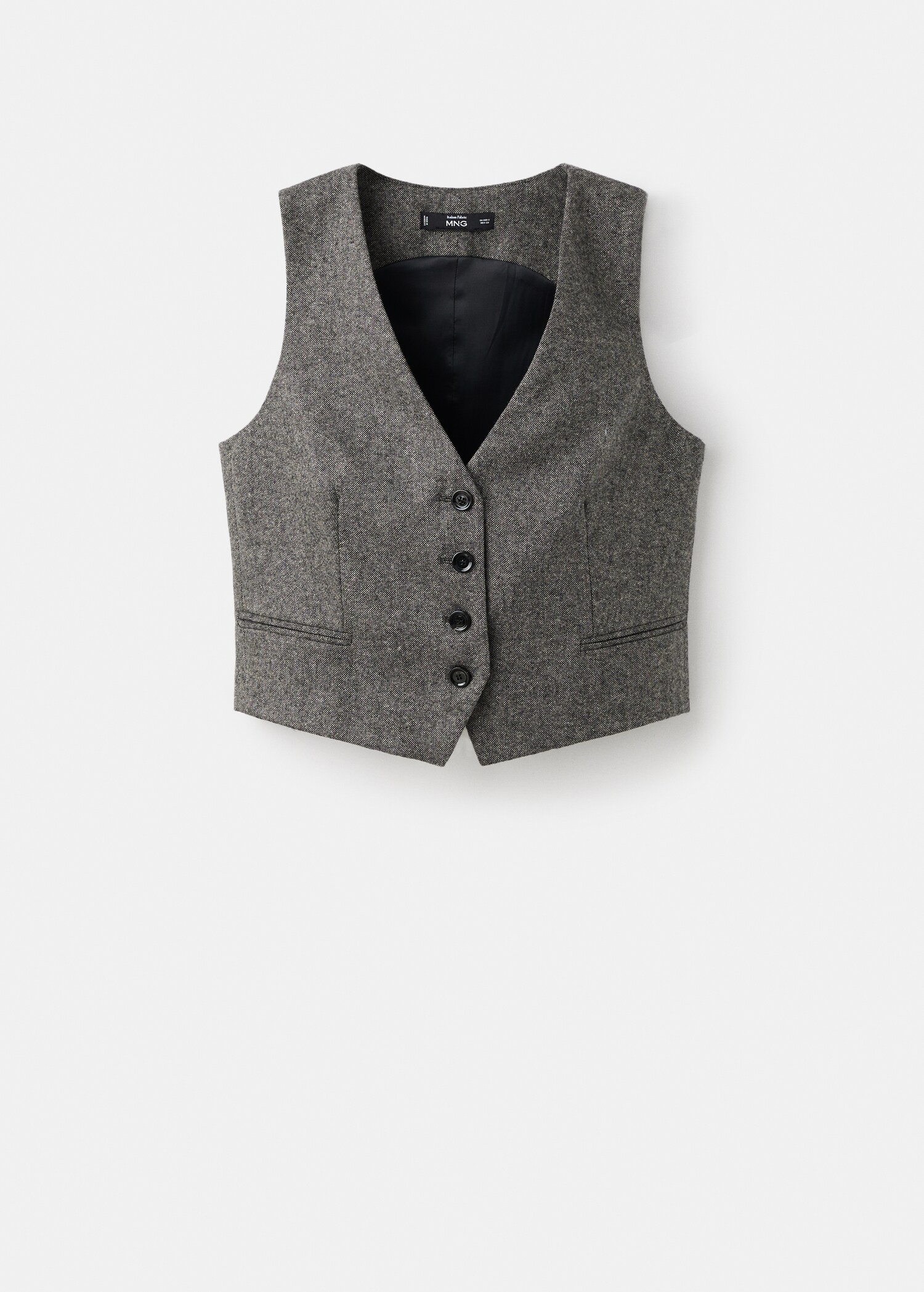 Speckled wool waistcoat - Article without model