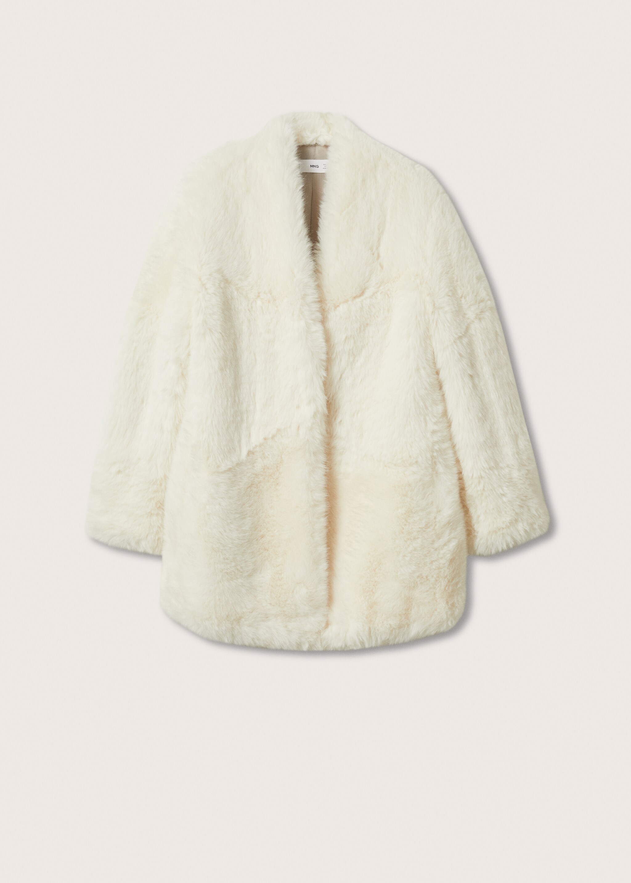 Oversize faux-fur coat - Article without model