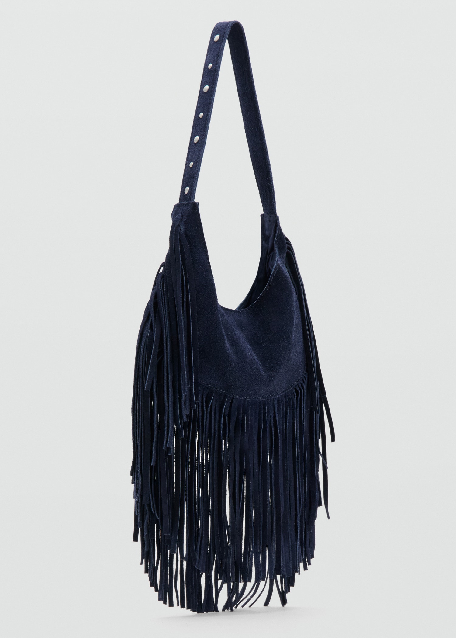 Fringe leather bag