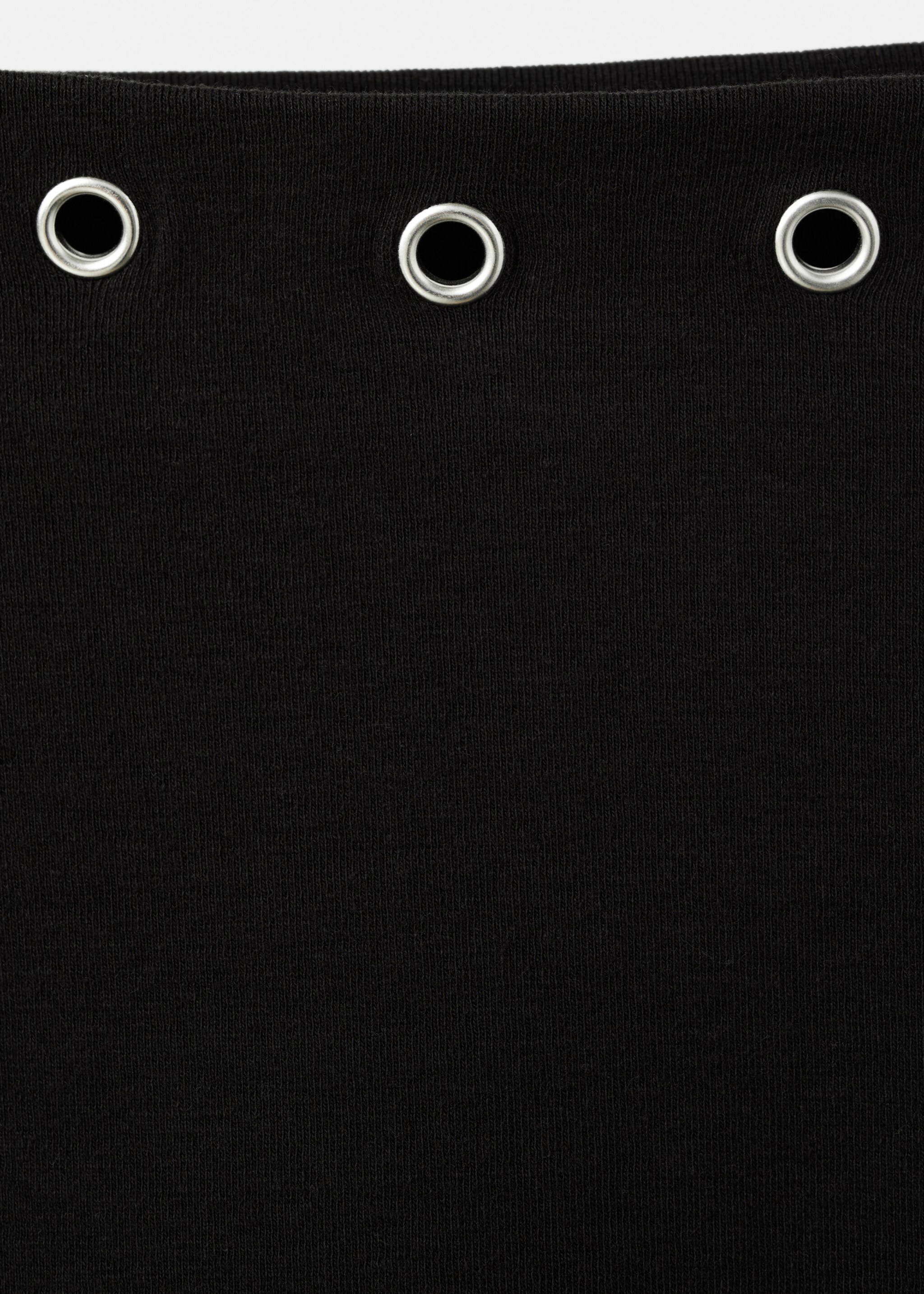 Strapless studded t-shirt - Details of the article 8, Black. Ref: 17028272-00.