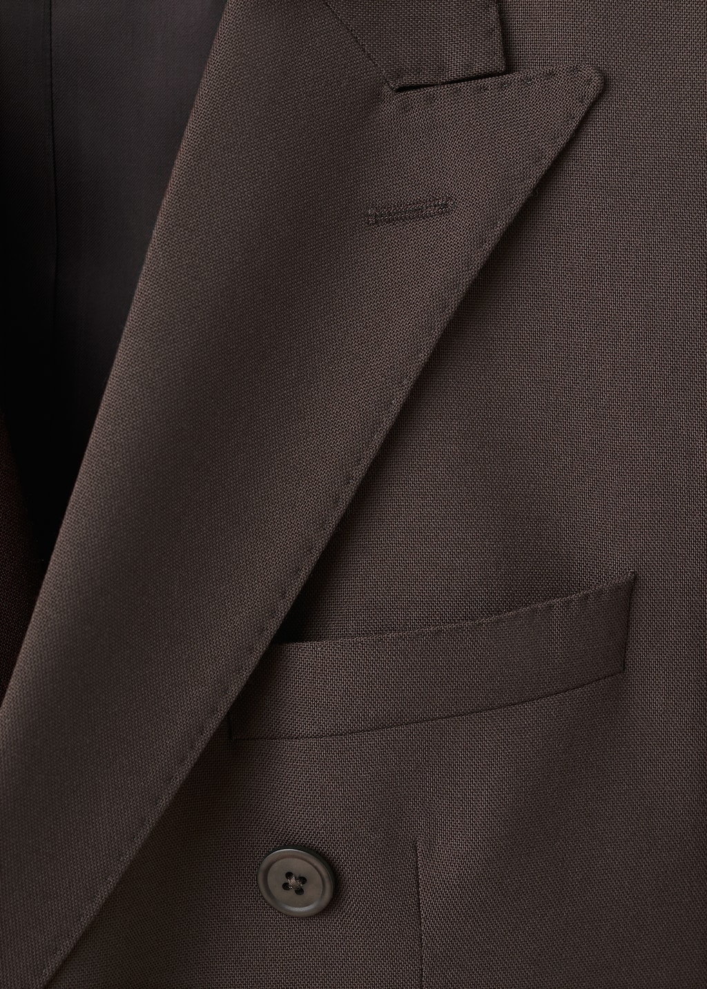 100% Italian wool double-breasted suit jacket
