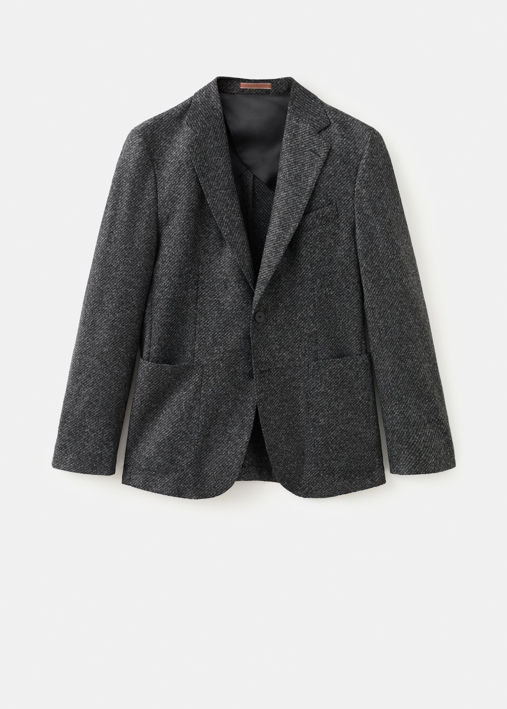Slim fit wool blend blazer