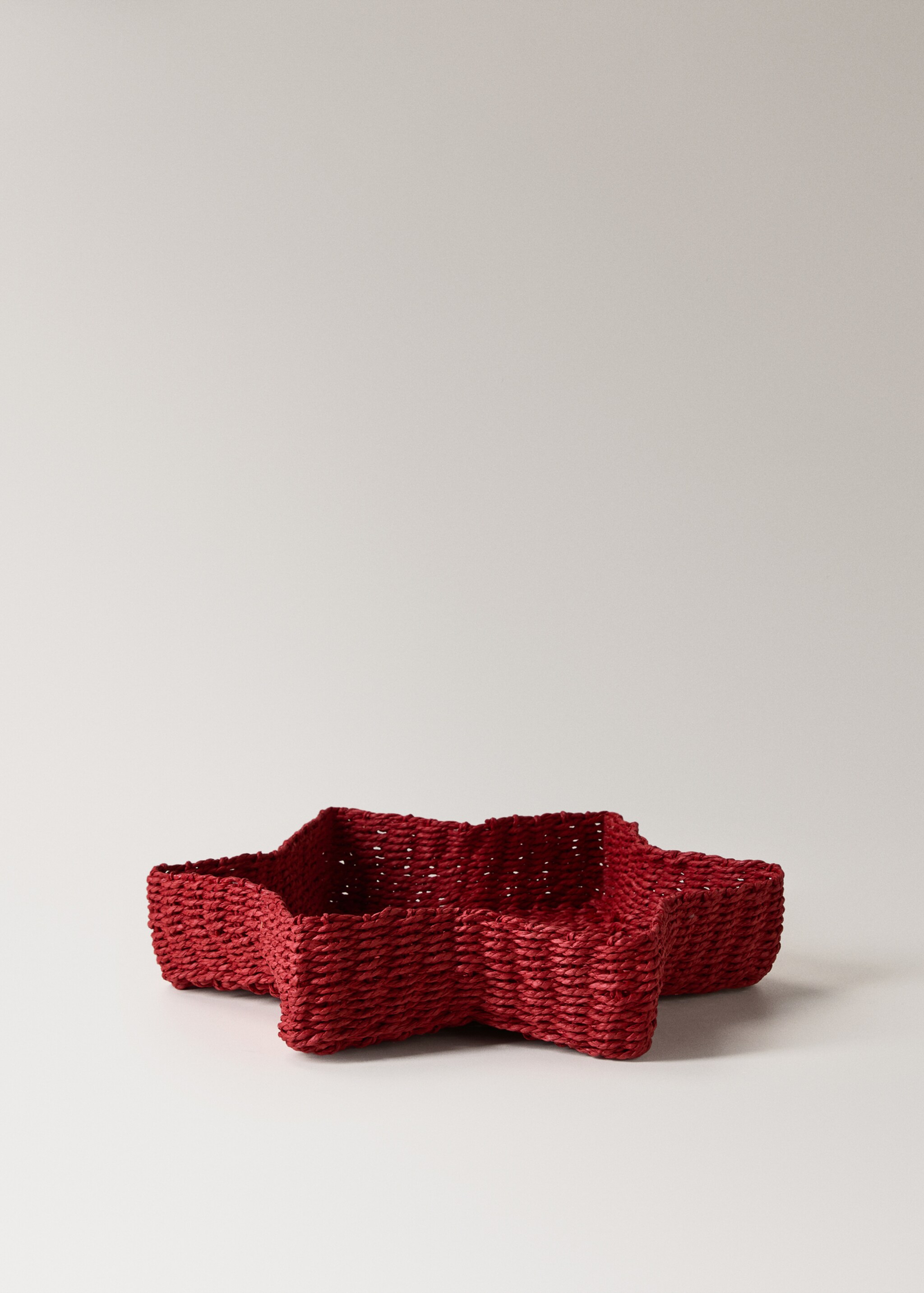 Cesto a forma di stella - Articolo senza modello, Rosso. Ref: 17028276-00.