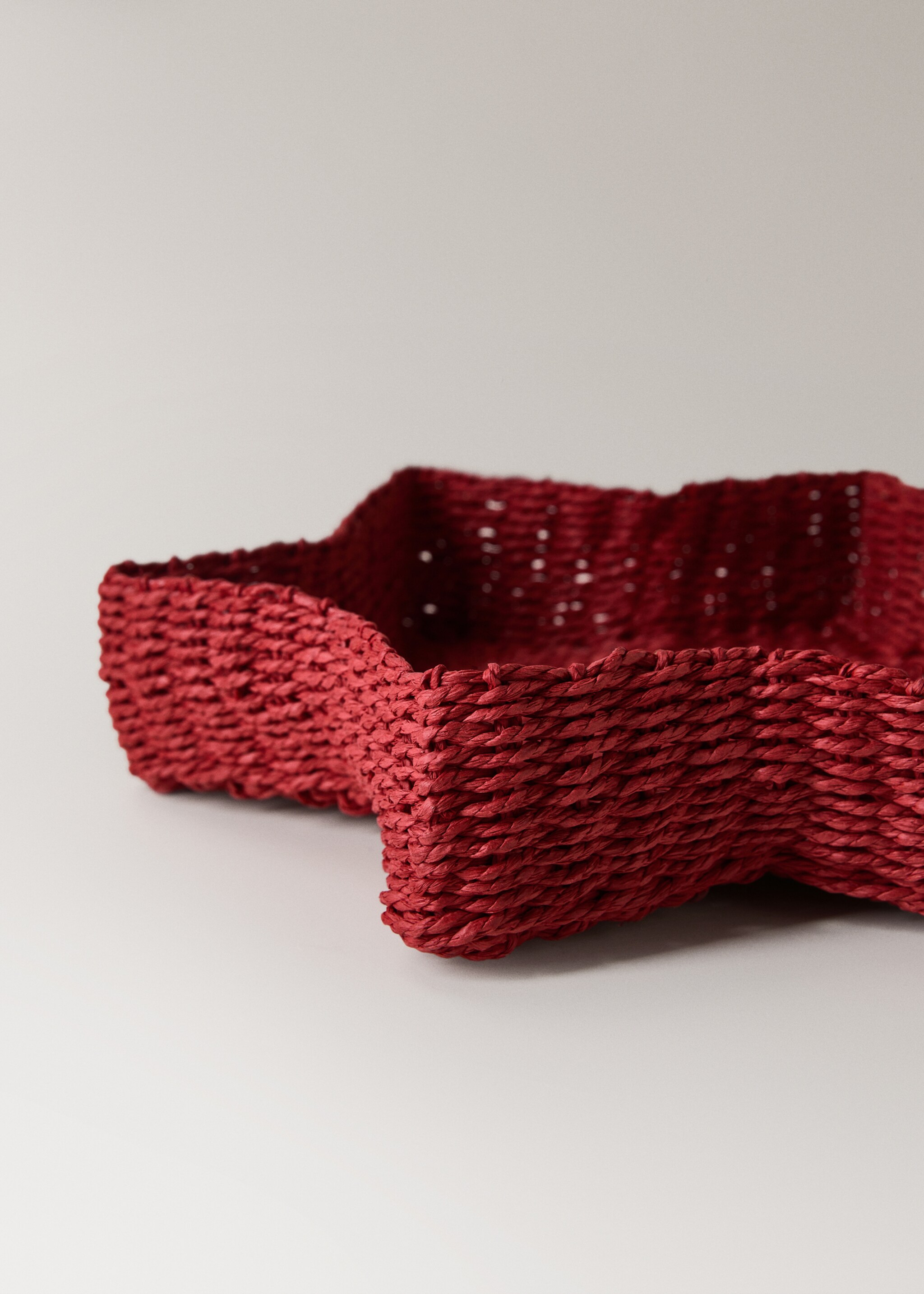 Cesto a forma di stella - Dettaglio dell'articolo 2, Rosso. Ref: 17028276-00.