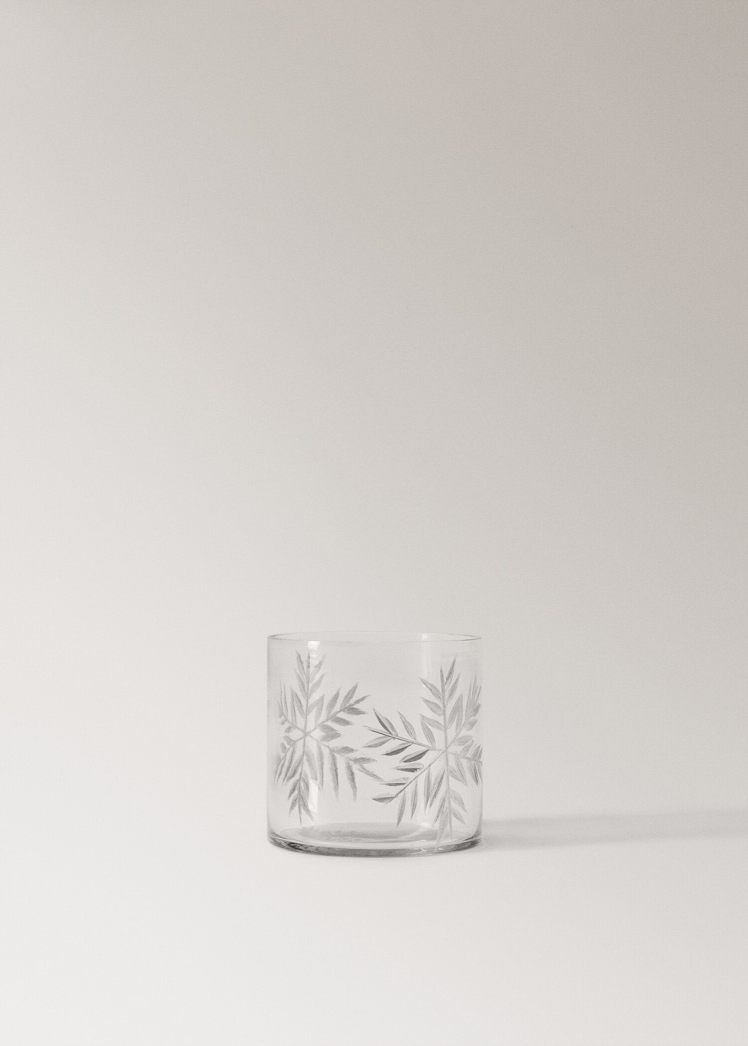 Cut glass candle holder - Artykuł bez modela/modelki