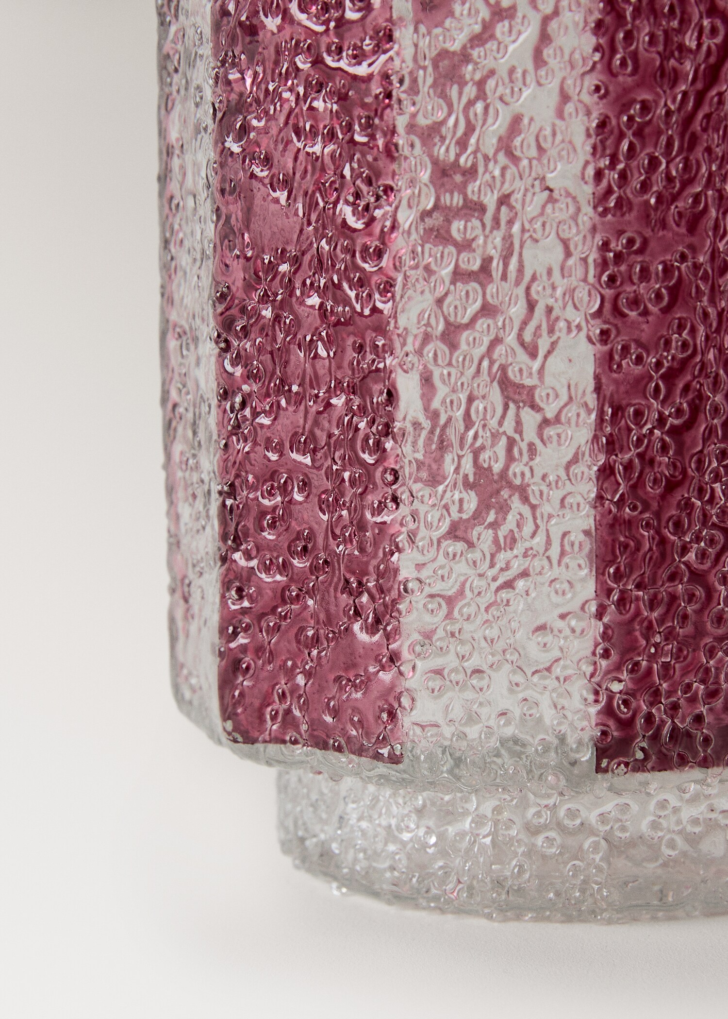 Liten randig ljushållare i glas - Detaljer om artikeln 2