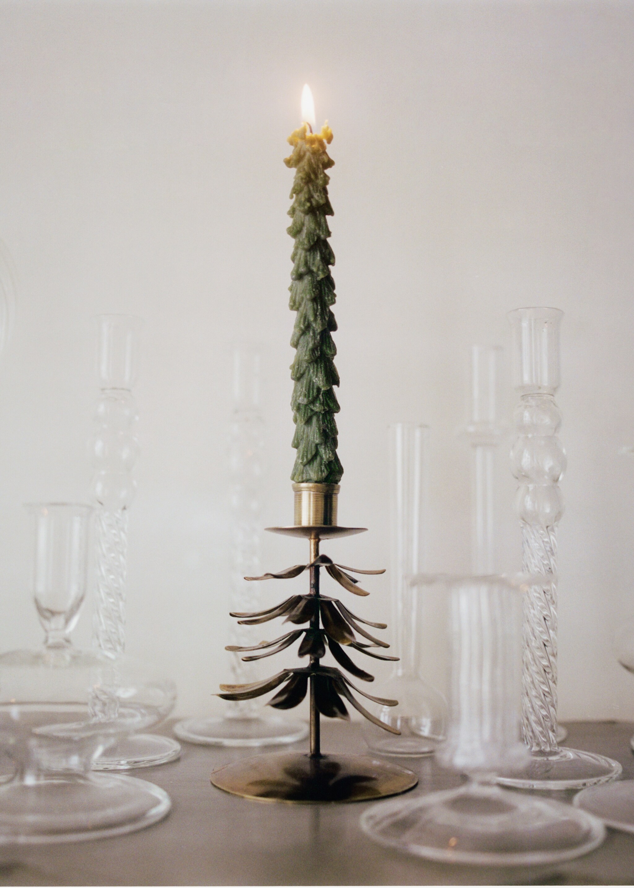 Metal tree candelabra - Details of the article 6, Gold. Ref: 17028290-00.