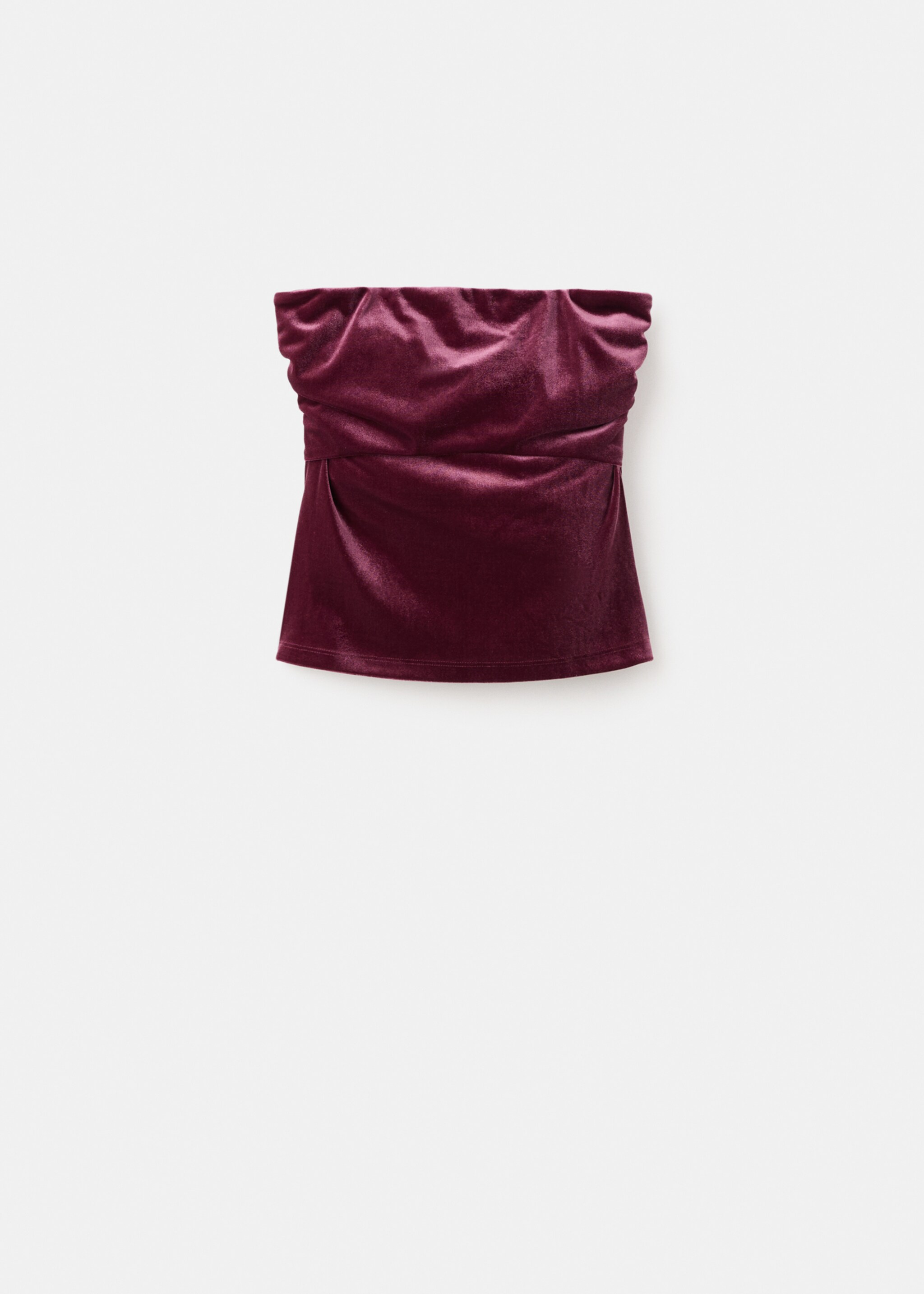 Velvet top - Article without model, Pink. Ref: 17028632-00.